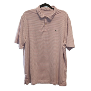 NWOT Vinyard Vines striped performance golf polo shirt sz XL
